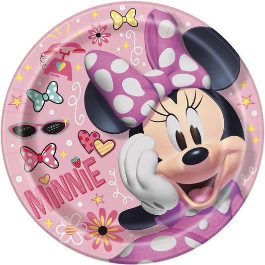 Minnie Mouse - Assiettes 9 po. 8/pqt