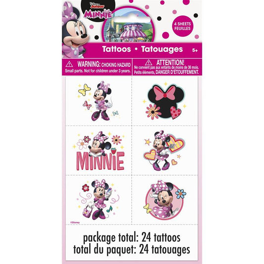 Minnie Mouse - Tatouages 24/pqt