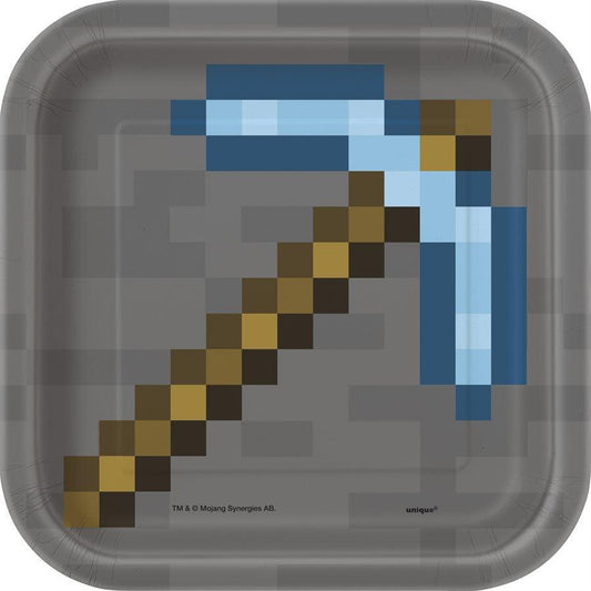 Minecraft - Assiettes 7 po. 8/pqt