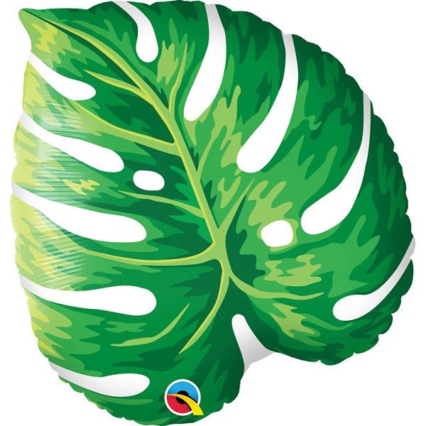 Mylar 21 po. - Feuille Tropicale Philodendron