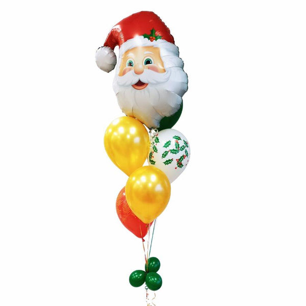 Ballon latex-Père Noël et Sapin – La Fiesta Ideal