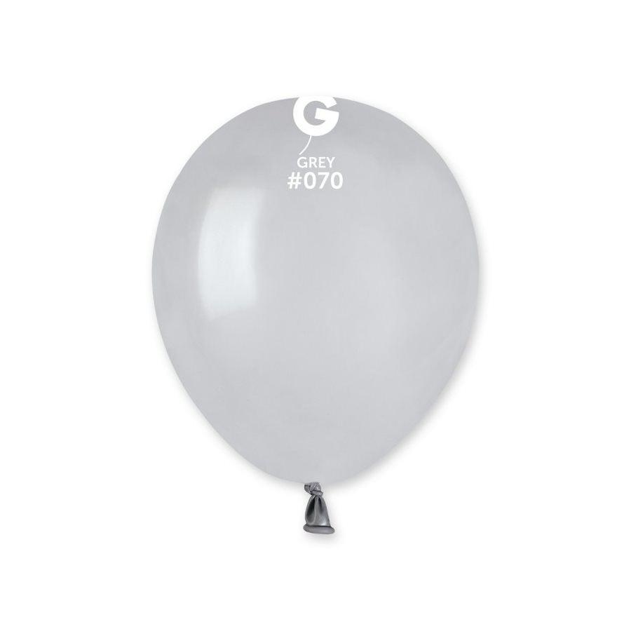 Ballons 5 po. Gemar Gris 100/pqt