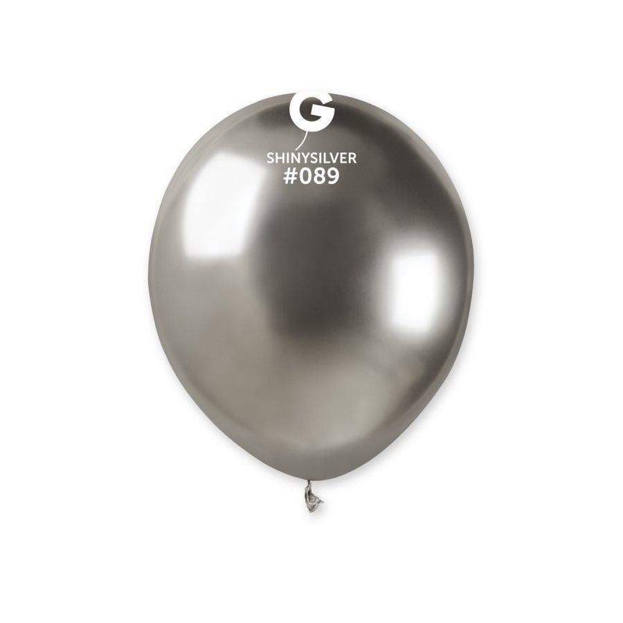 Ballons 5 po. Gemar Argent Chromé 50/pqt