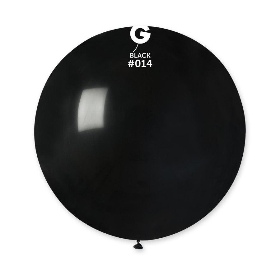 Ballons 19 po. Gemar Noir 25/pqt