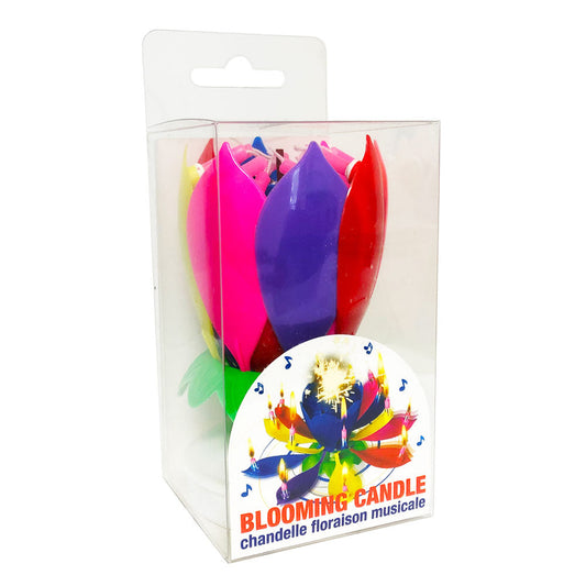 MUSICAL FLOWER CANDLE