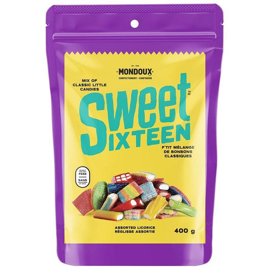 Sweet Sixteen Réglisse (assorties) 400 G